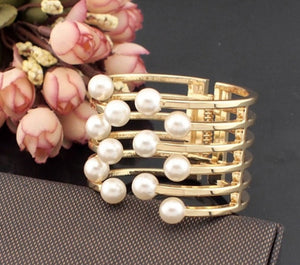 Treasured Pearl Cuff Bracelet