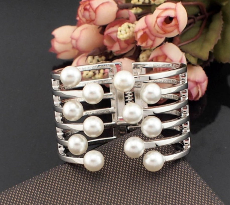 Treasured Pearl Cuff Bracelet