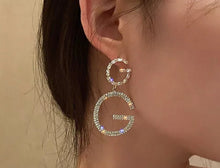 Carregar imagem no visualizador da galeria, Double G Dangle Earrings