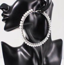 Load image into Gallery viewer, Laila Pearl Hoop Earrings