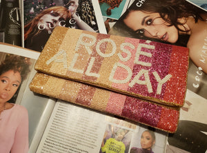 Rose' All Day Beaded Clutch