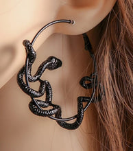 Charger l&#39;image dans la galerie, Snake Charmer Hoop Earrings