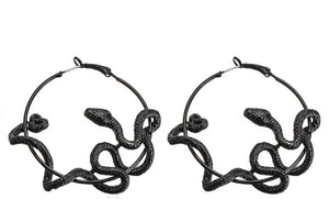 Snake Charmer Hoop Earrings