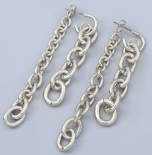 Load image into Gallery viewer, Chain Reaction Dangle Earrings