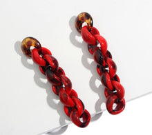 Load image into Gallery viewer, Hype Her Link Dangle Earrings