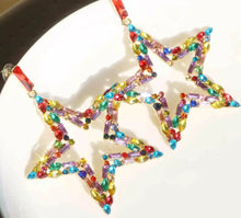 Cargar imagen en el visor de la galería, Shining Star Dangle Earrings