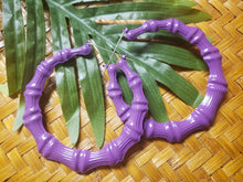 Charger l&#39;image dans la galerie, Candy Land Bamboo Hoop Earrings