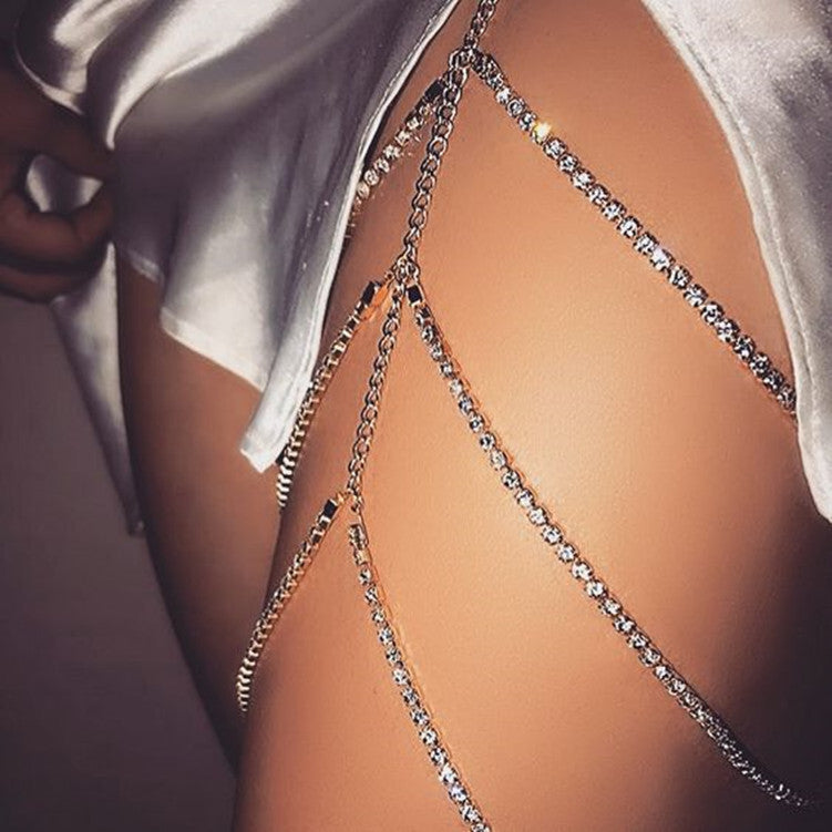 Diamond store thigh chain