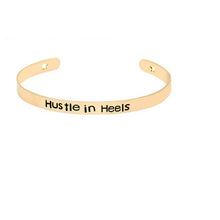 Load image into Gallery viewer, Hustle In Heels Mantra Bangle