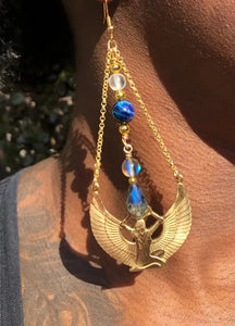 Mermaid Goddess Dangle Earrings