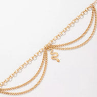 Snake Layered Anklet