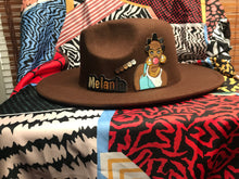 Cargar imagen en el visor de la galería, Melanin Custom Fedora(Brown)