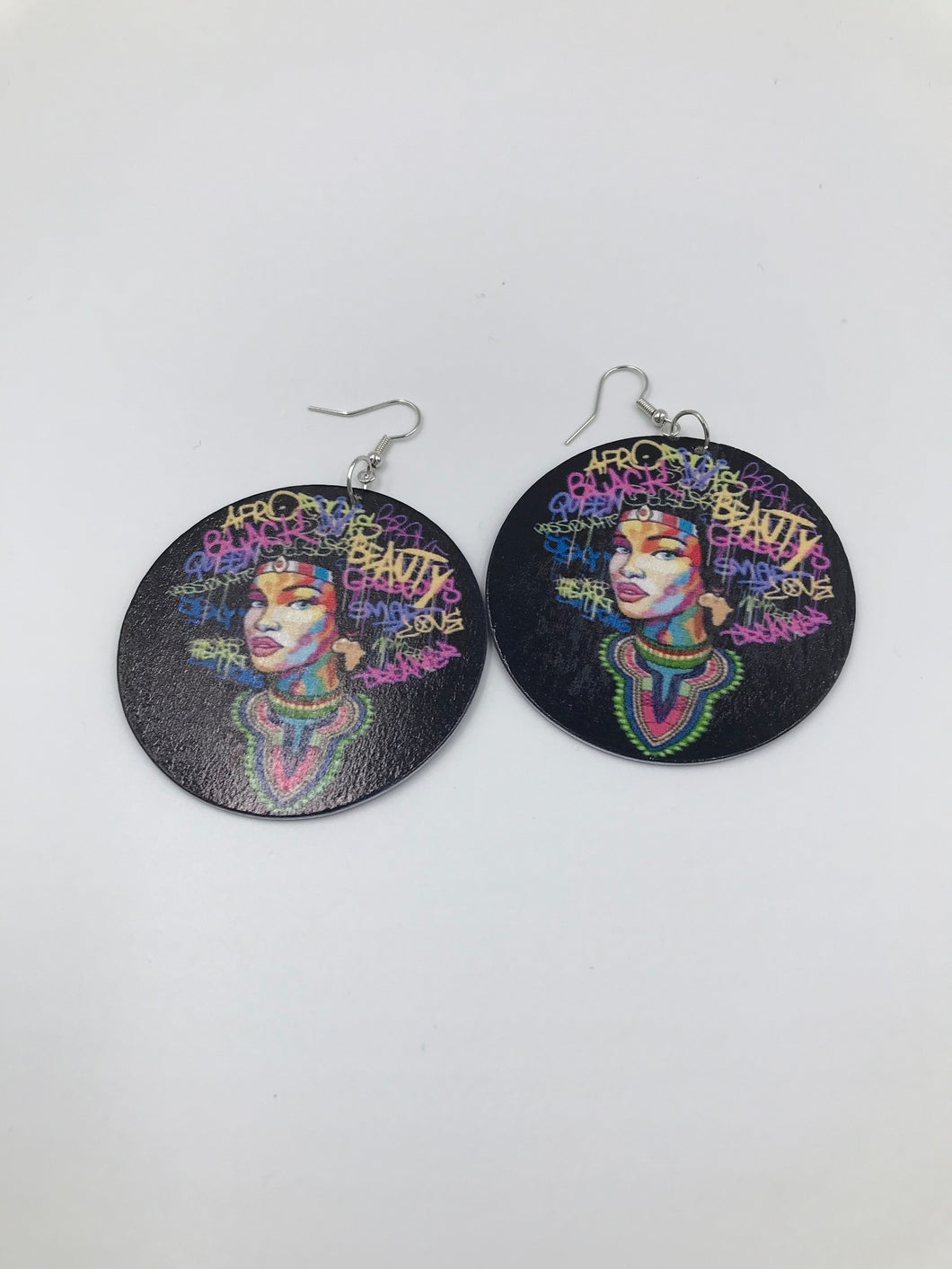 Graffiti Goddess Dangle Earrings