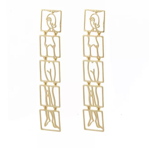 Picasso Lady Dangle Earrings