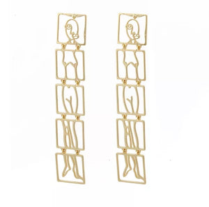 Picasso Lady Dangle Earrings